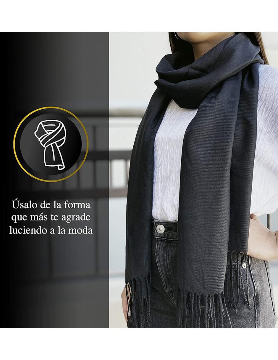Pashmina de algodón para mujer