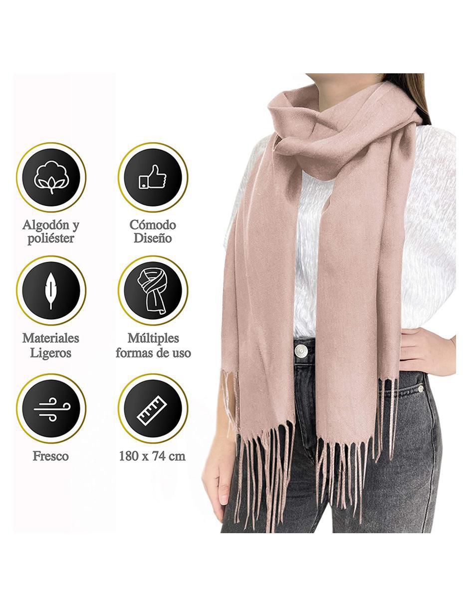 Pashmina de algodón para mujer 2