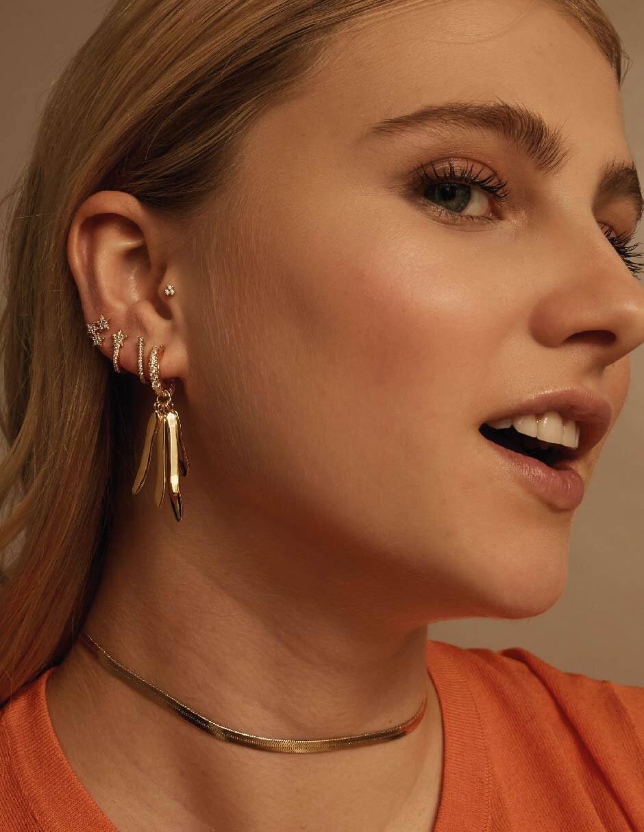 Aretes de aro de plata 3