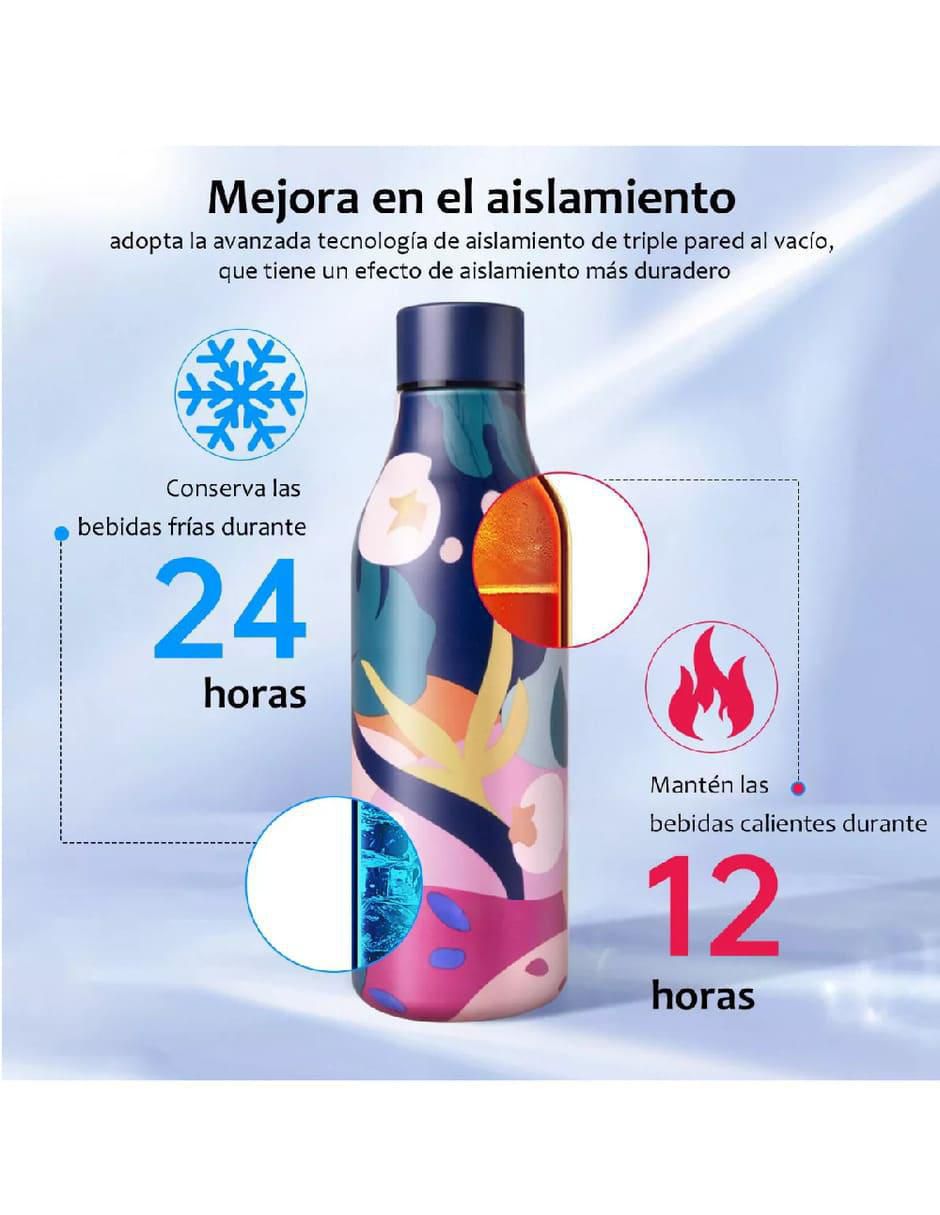 Termo de acero inoxidable con tapa rosca 3