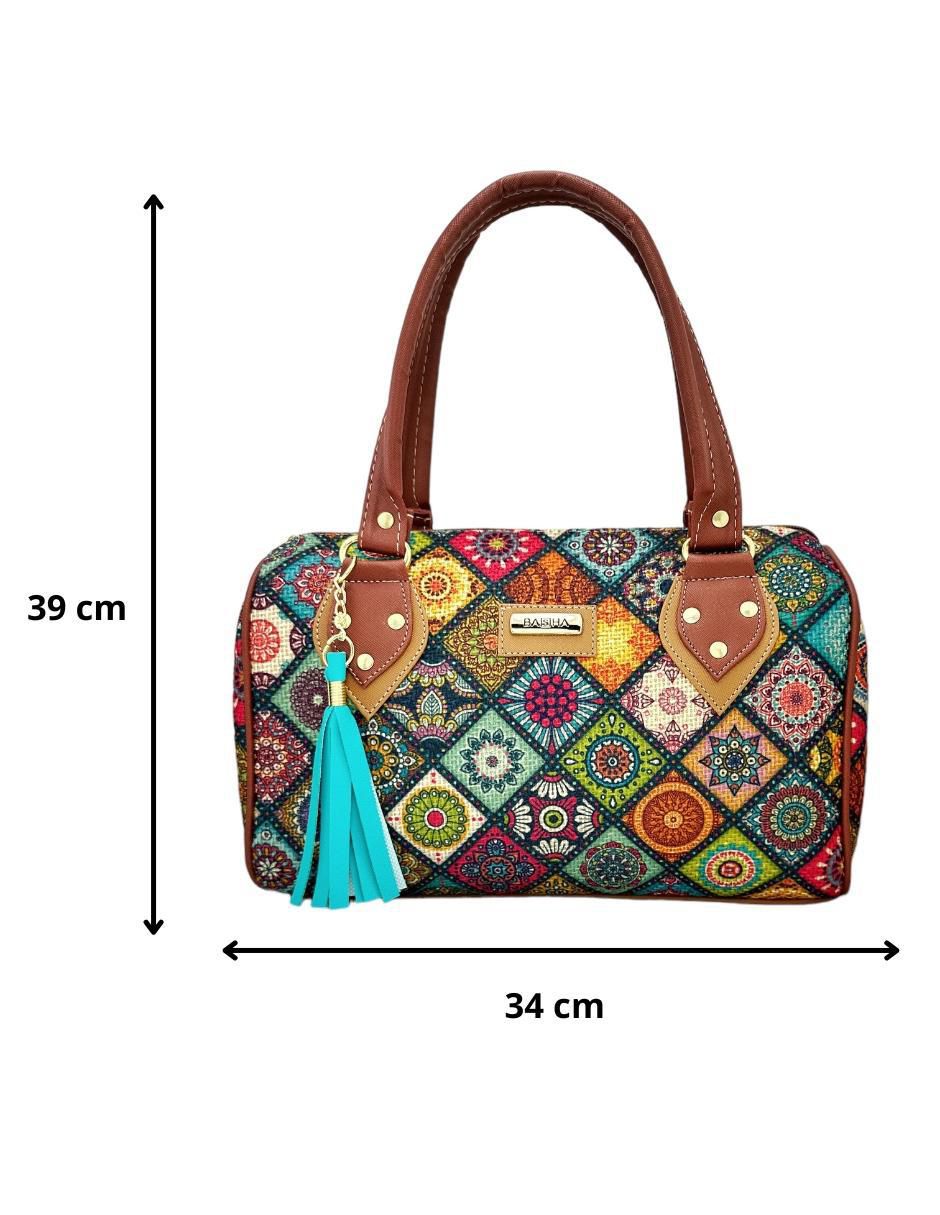 Bolsa tote Baúl Bambú para mujer 5