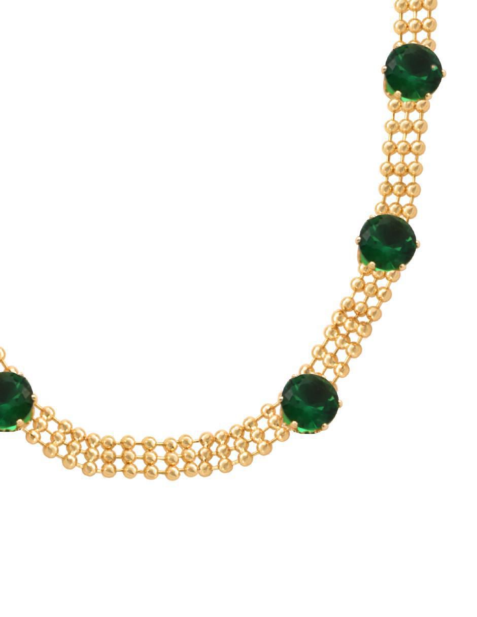 Collar con acabado baño de oro 18 K 2