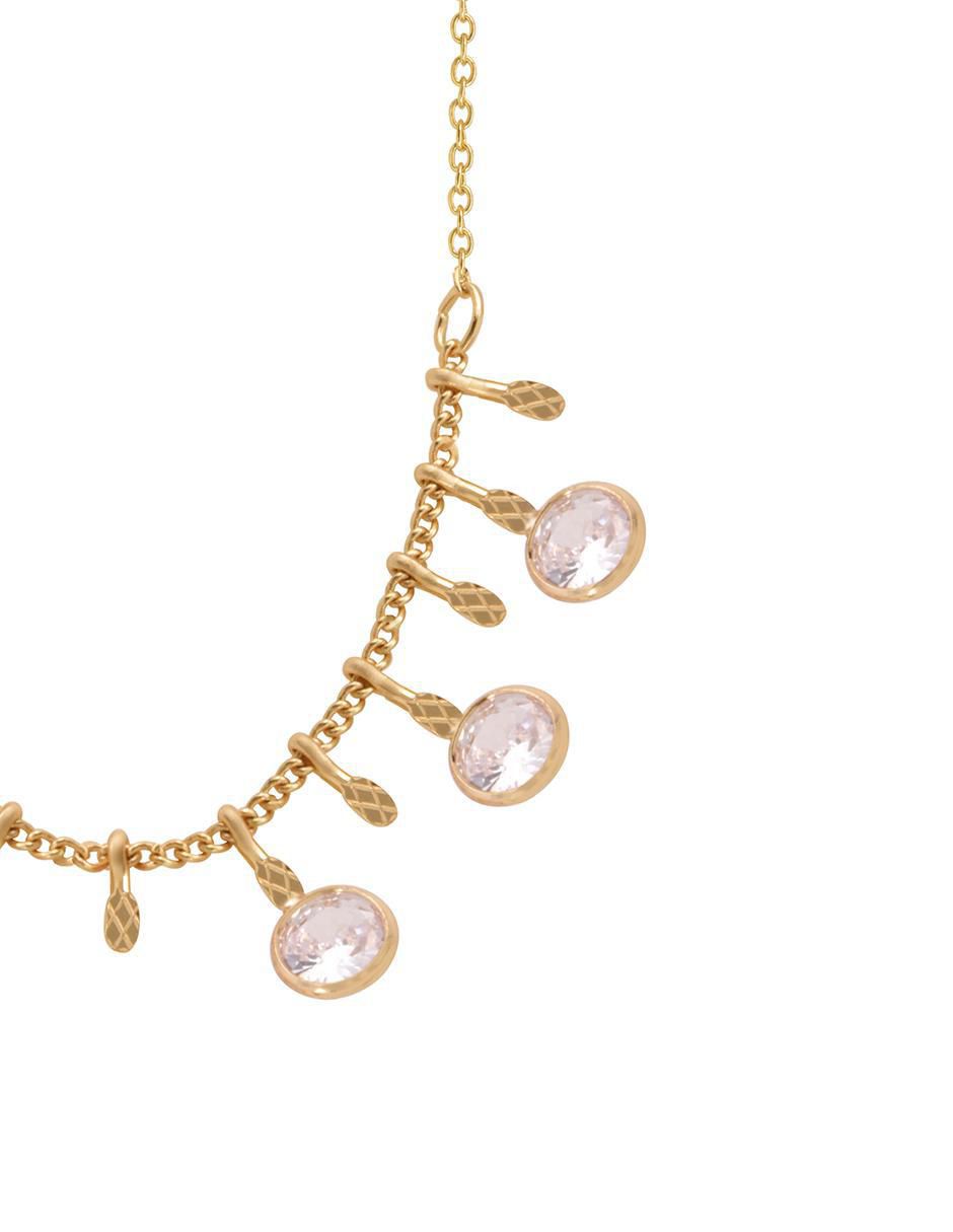 Collar con acabado baño de oro 18 K 2