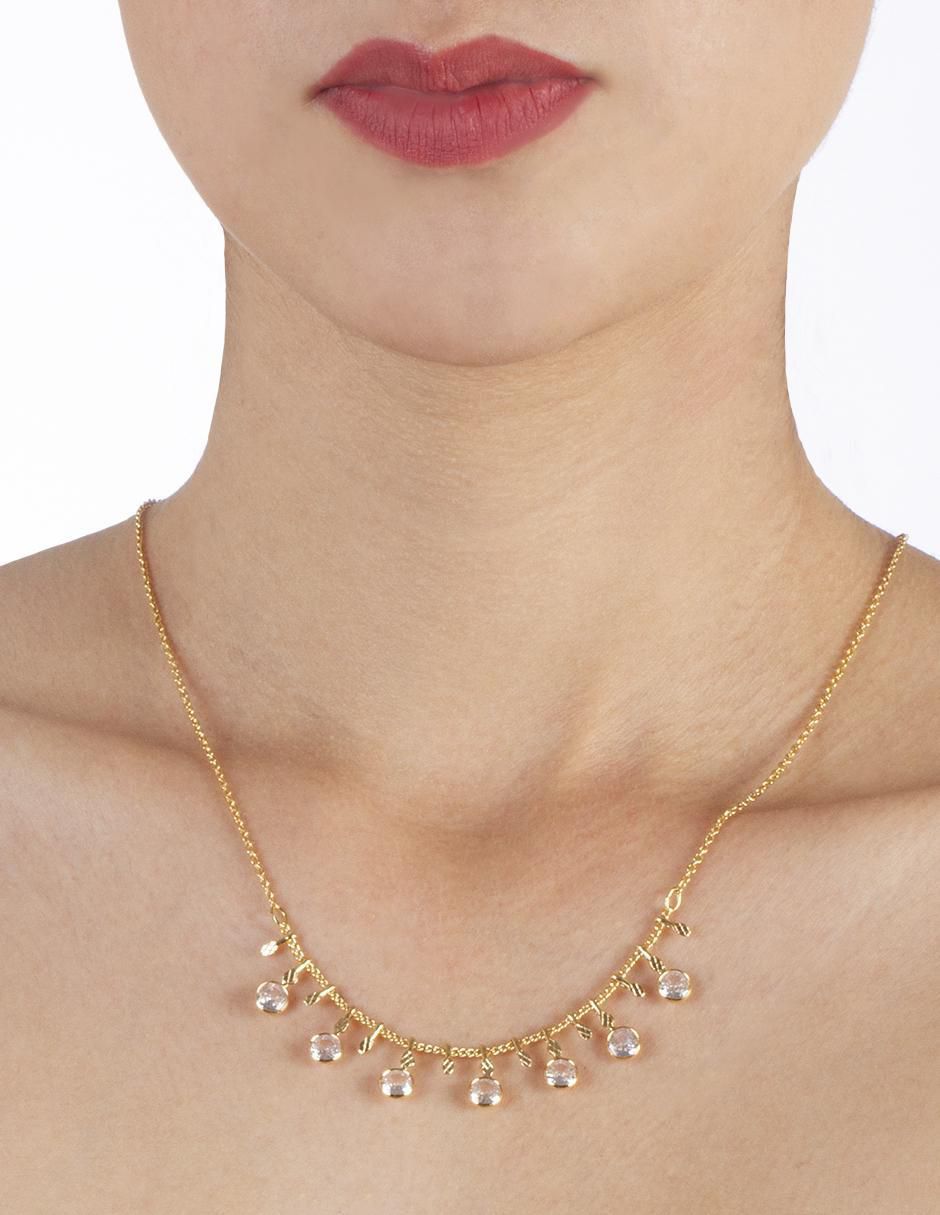 Collar con acabado baño de oro 18 K 3