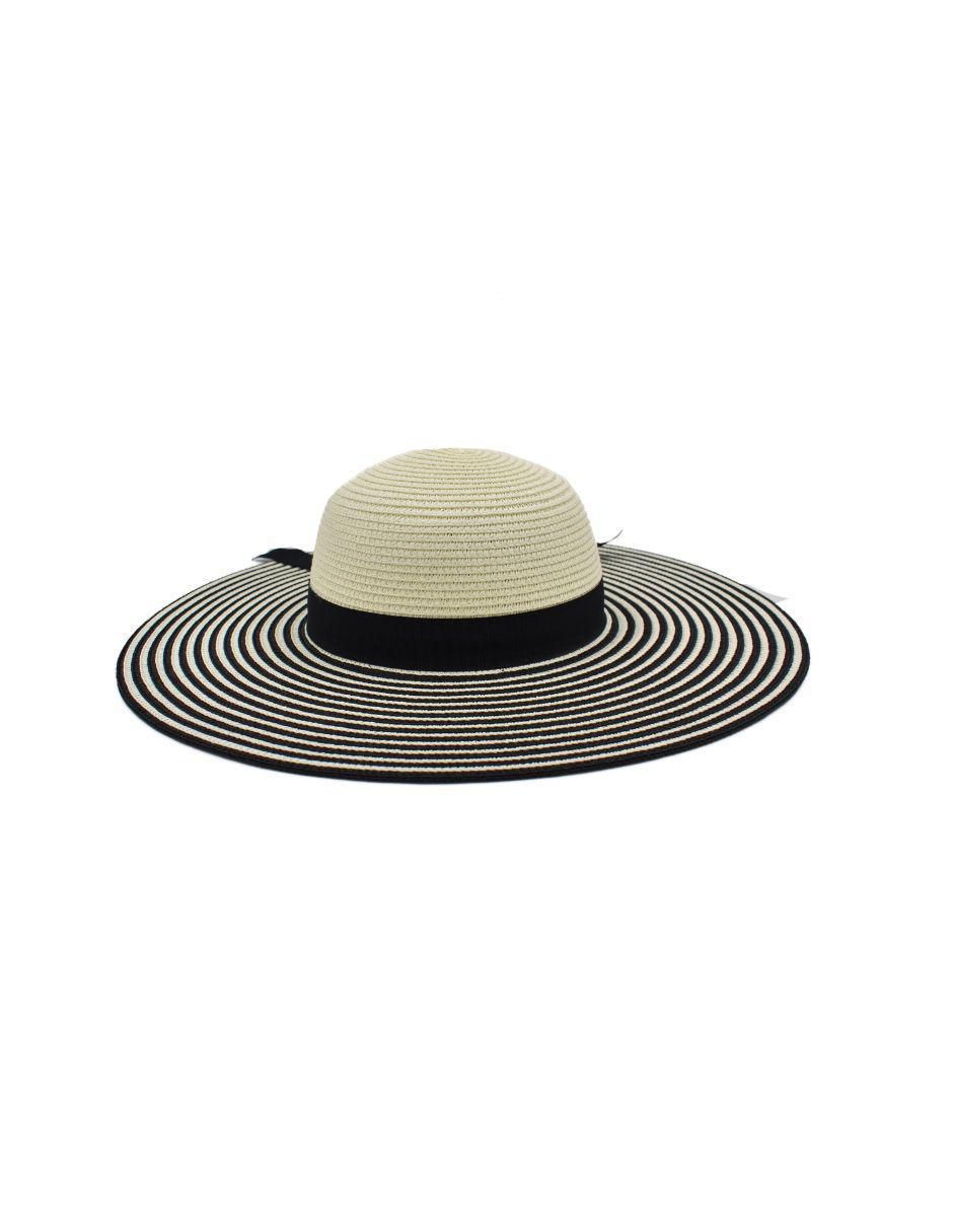 Sombrero estampado a rayas 3