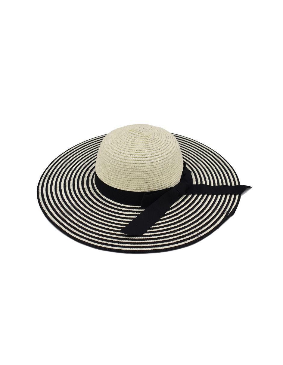 Sombrero estampado a rayas 2