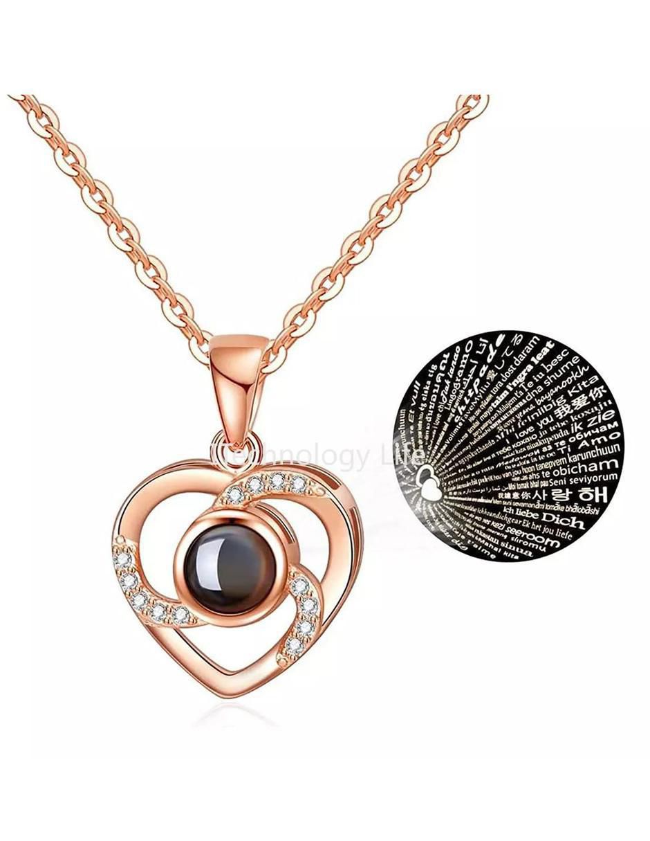 Collar corazón de plata 2