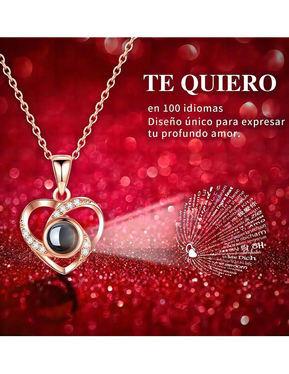 Collar corazón de plata 3