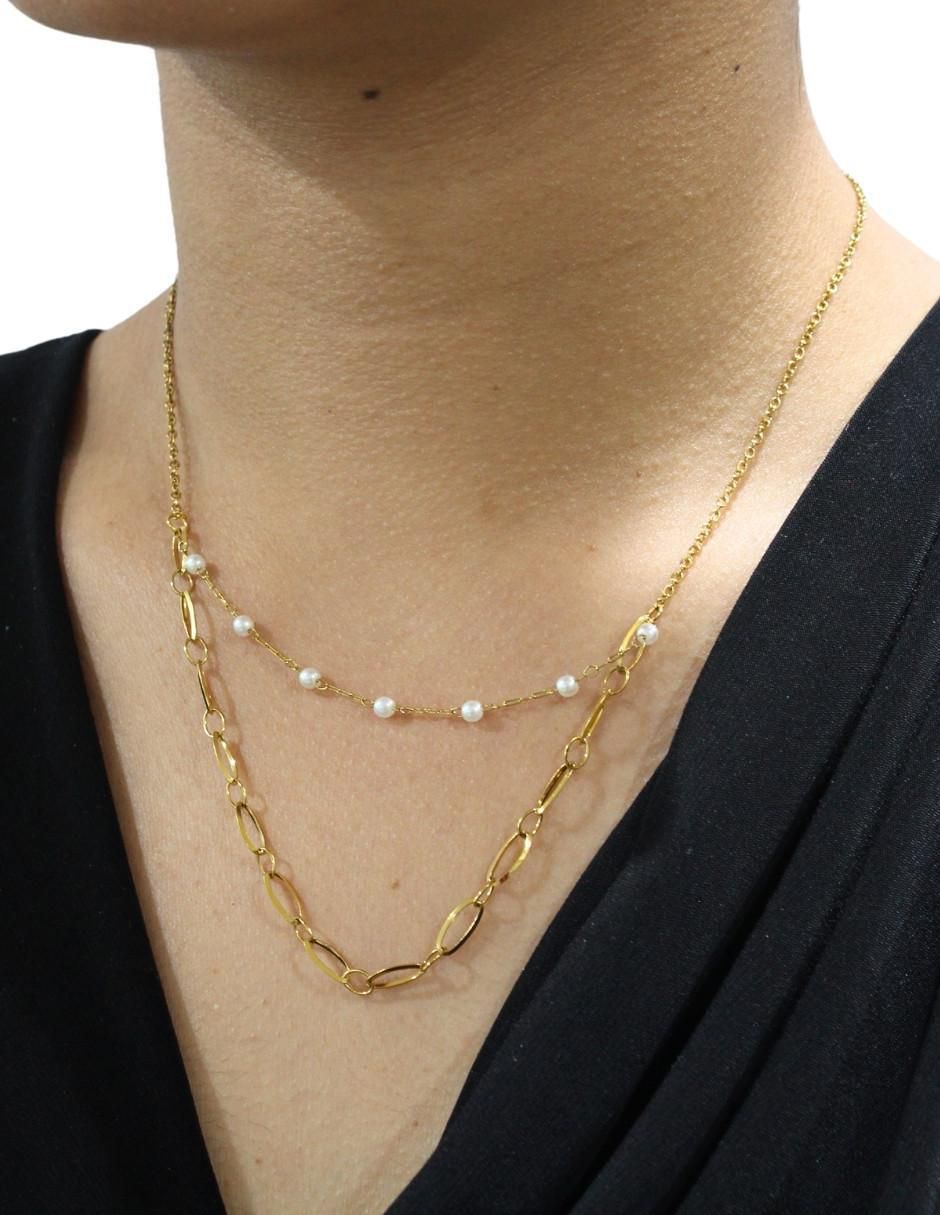 Aretes y collar Tendencias 2