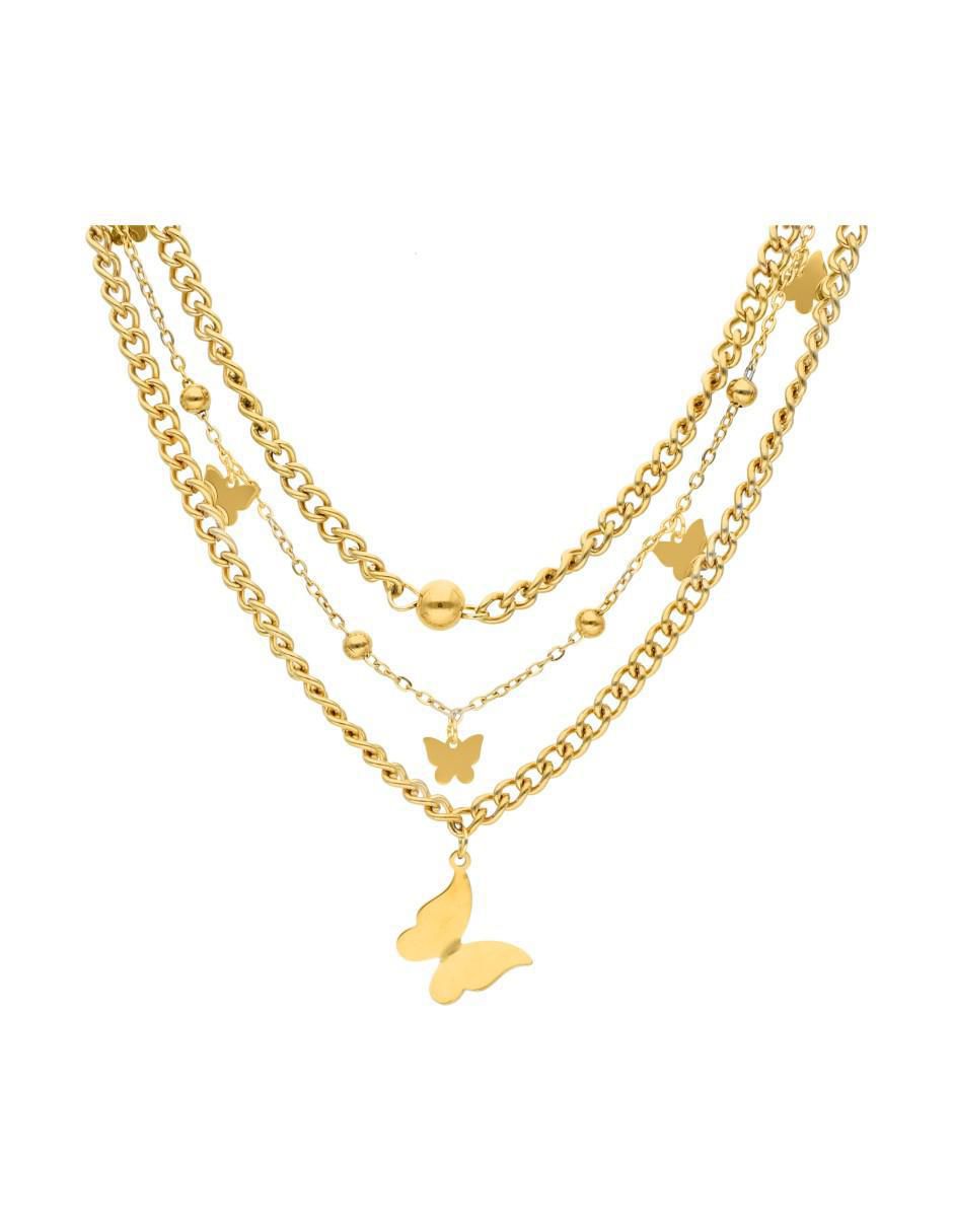 Collar de mariposa