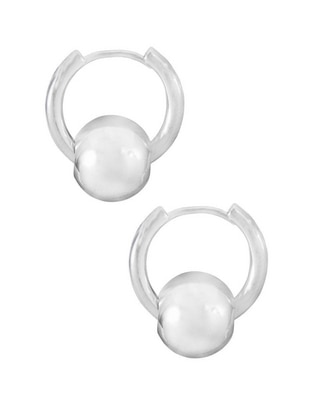 Aretes de aro con acabado liso Aretes de aro con acabado liso