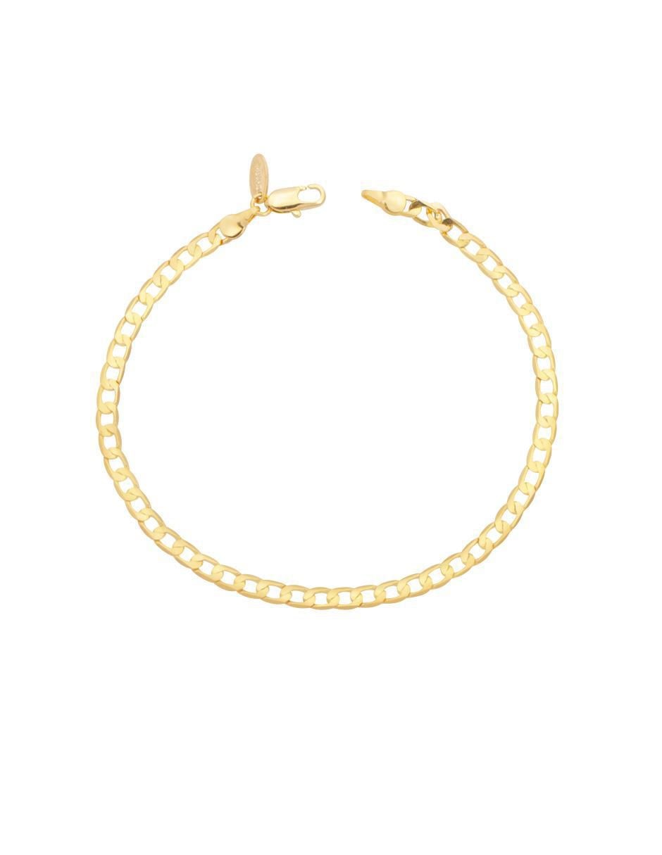 Pulsera con acabado chapa de oro 1