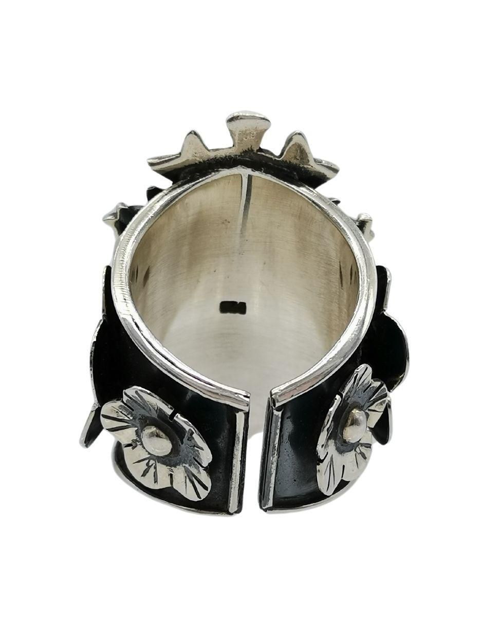 Anillo de corazón P 925 de plata brillante