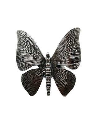 Anillo de mariposa P 925 de plata pulido