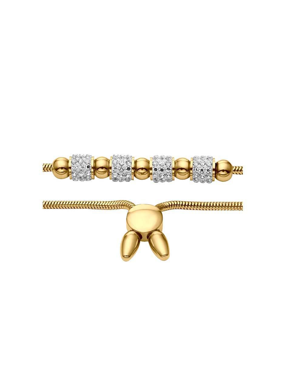 Pulsera con zirconia acabado lustre 3