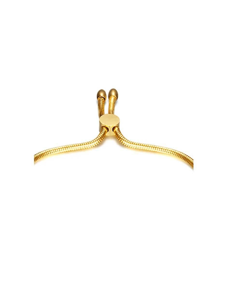Pulsera con zirconia acabado lustre 4
