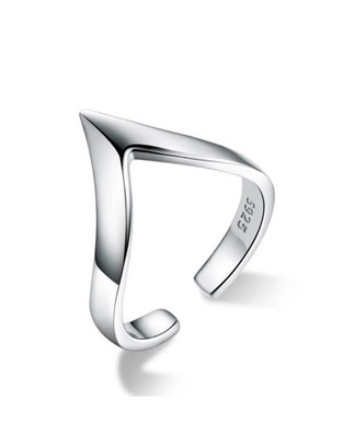 Anillo geométricos Beauty P 925 de plata brillante