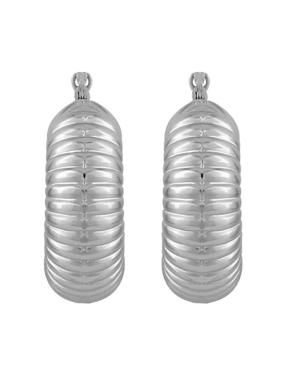Arracadas Clepsidra con acabado lustre