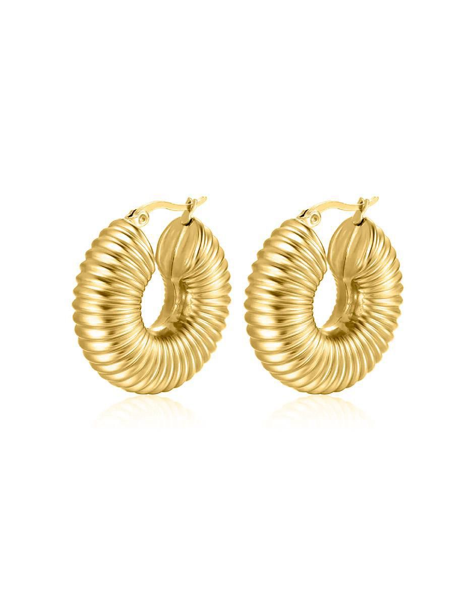 Broqueles con acabado lustre zirconia Broqueles con acabado lustre zirconia