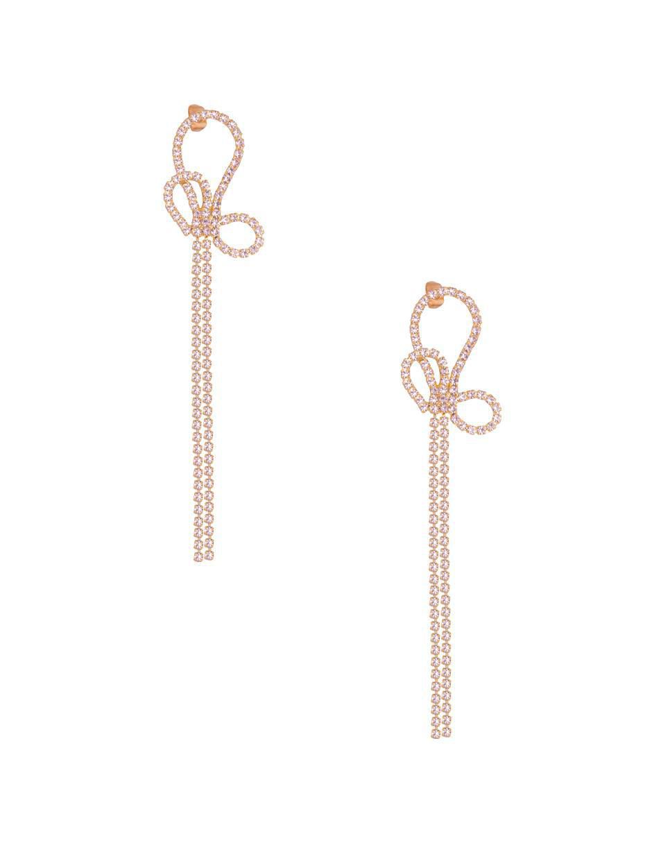 Aretes con acabado chapa de oro