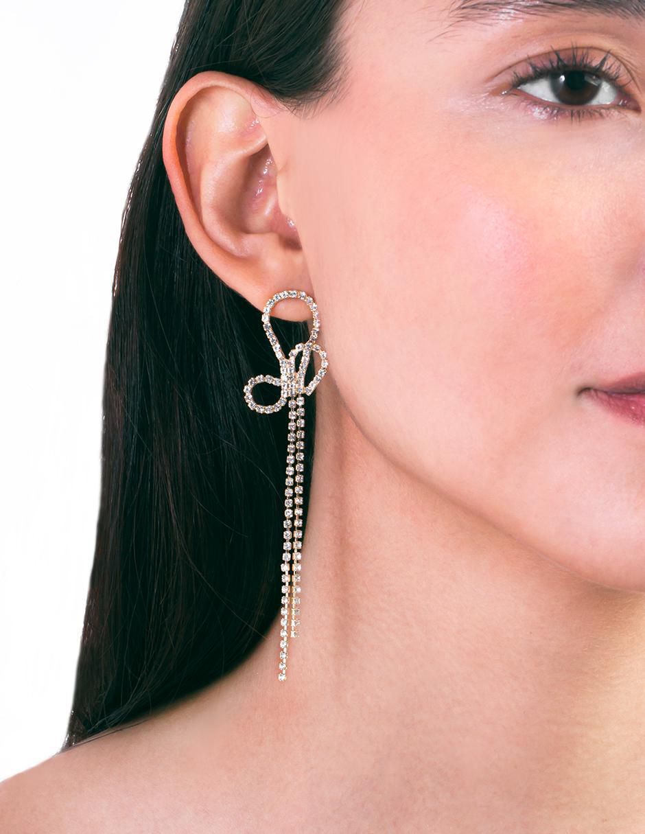 Aretes con acabado chapa de oro 2