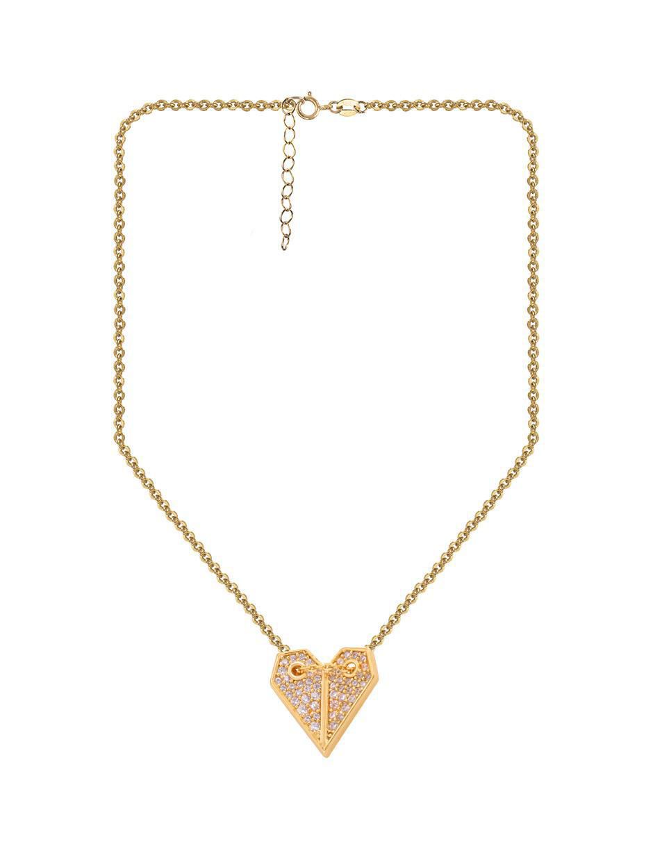Collar corazón 18 K 3