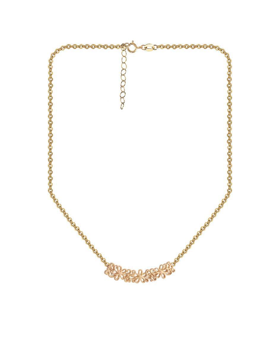 Collar flor 18 K 3