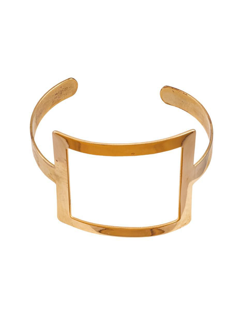 Brazalete con acabado chapa de oro Brazalete con acabado chapa de oro