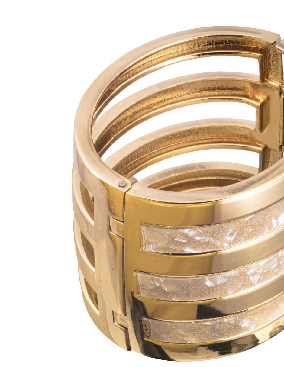 Brazalete acabado chapa de oro 2