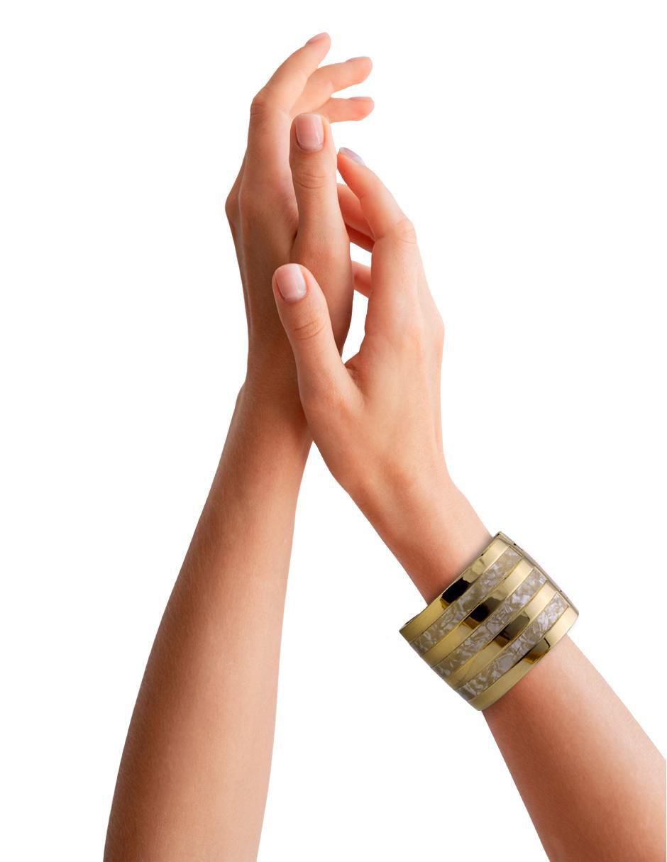 Brazalete acabado chapa de oro 3