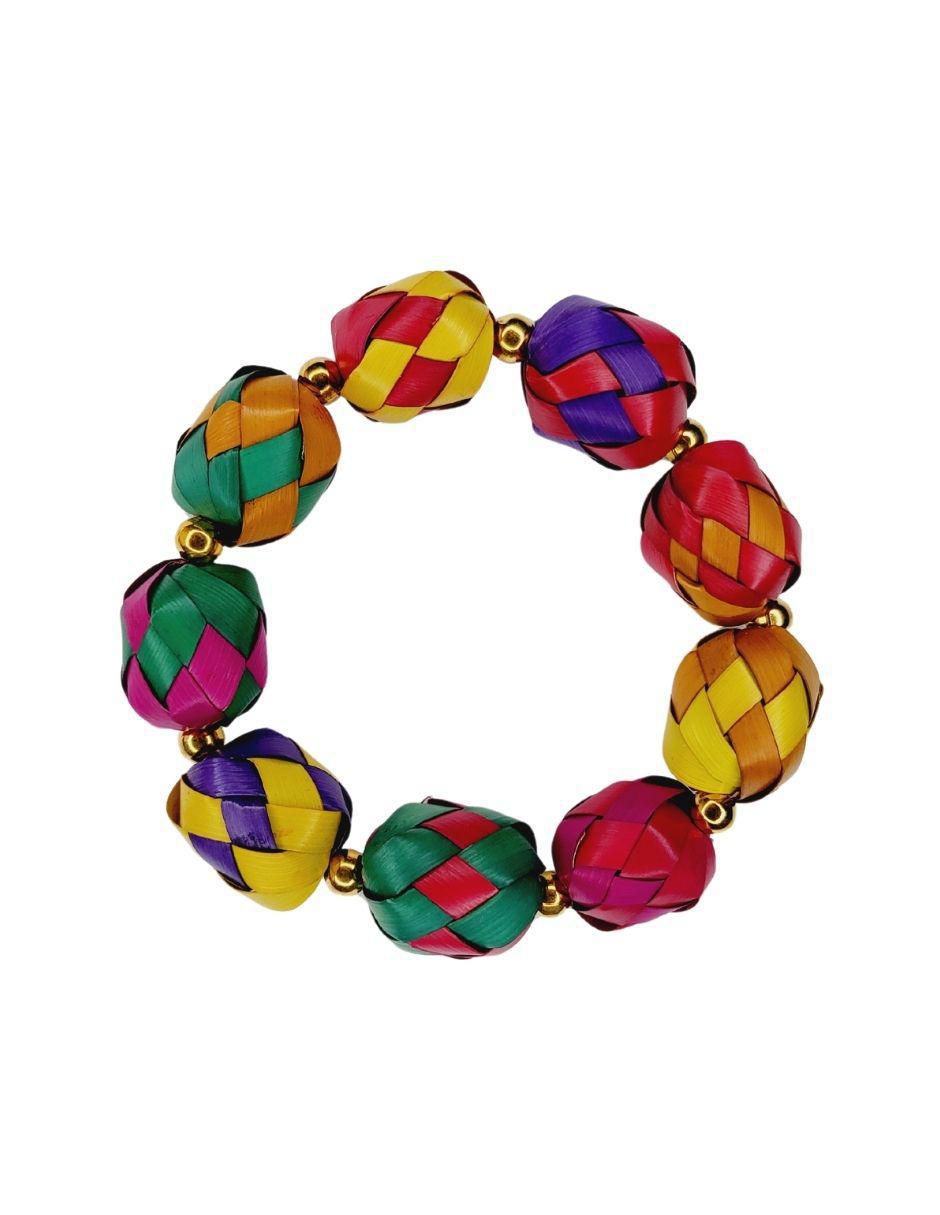 Pulsera Palma con acabado esmaltado