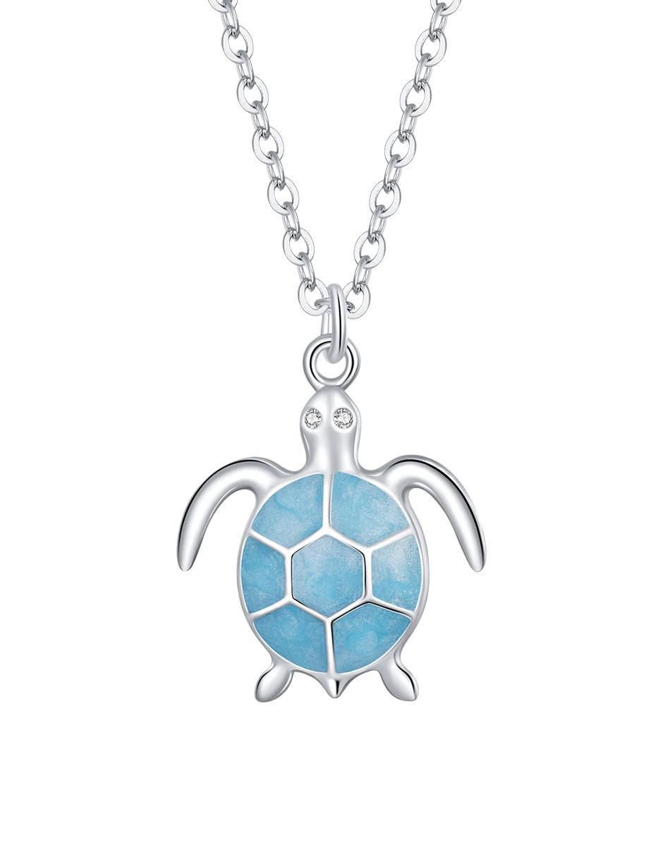 Collar tortuga Nature de plata P 925 Collar tortuga Nature de plata P 925