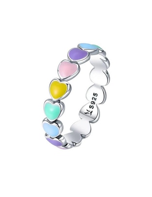 Anillo de corazón Beauty de plata brillante Anillo de corazón Beauty de plata brillante