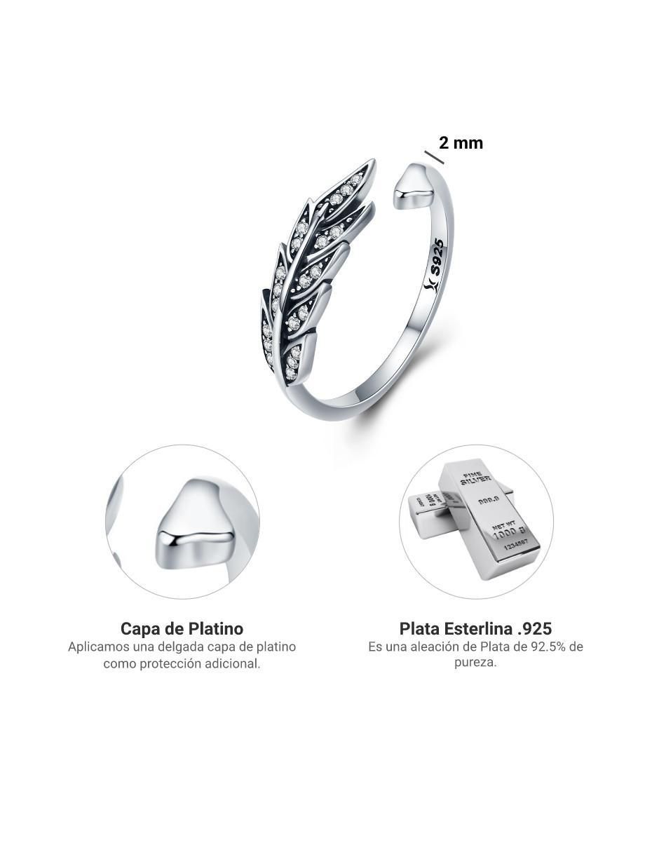 Anillo Nature P 925 de plata brillante