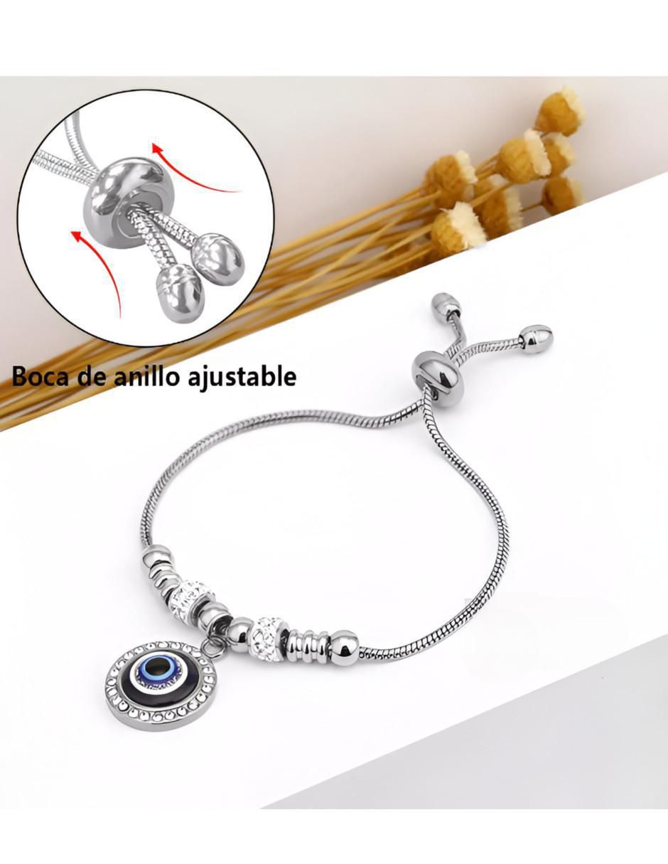Pulsera con acabado pavé 5