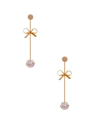 Aretes con acabado chapa de oro Aretes con acabado chapa de oro