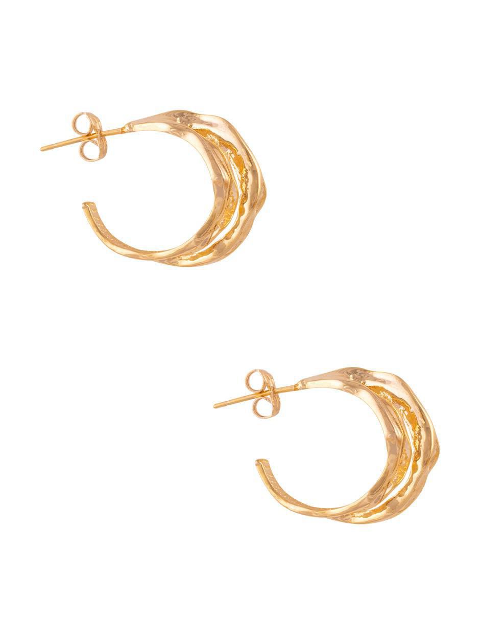 Aretes circulares con acabado brillante Aretes circulares con acabado brillante