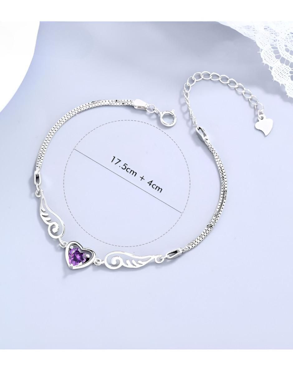 Pulsera de plata P 925 con acabado pavé