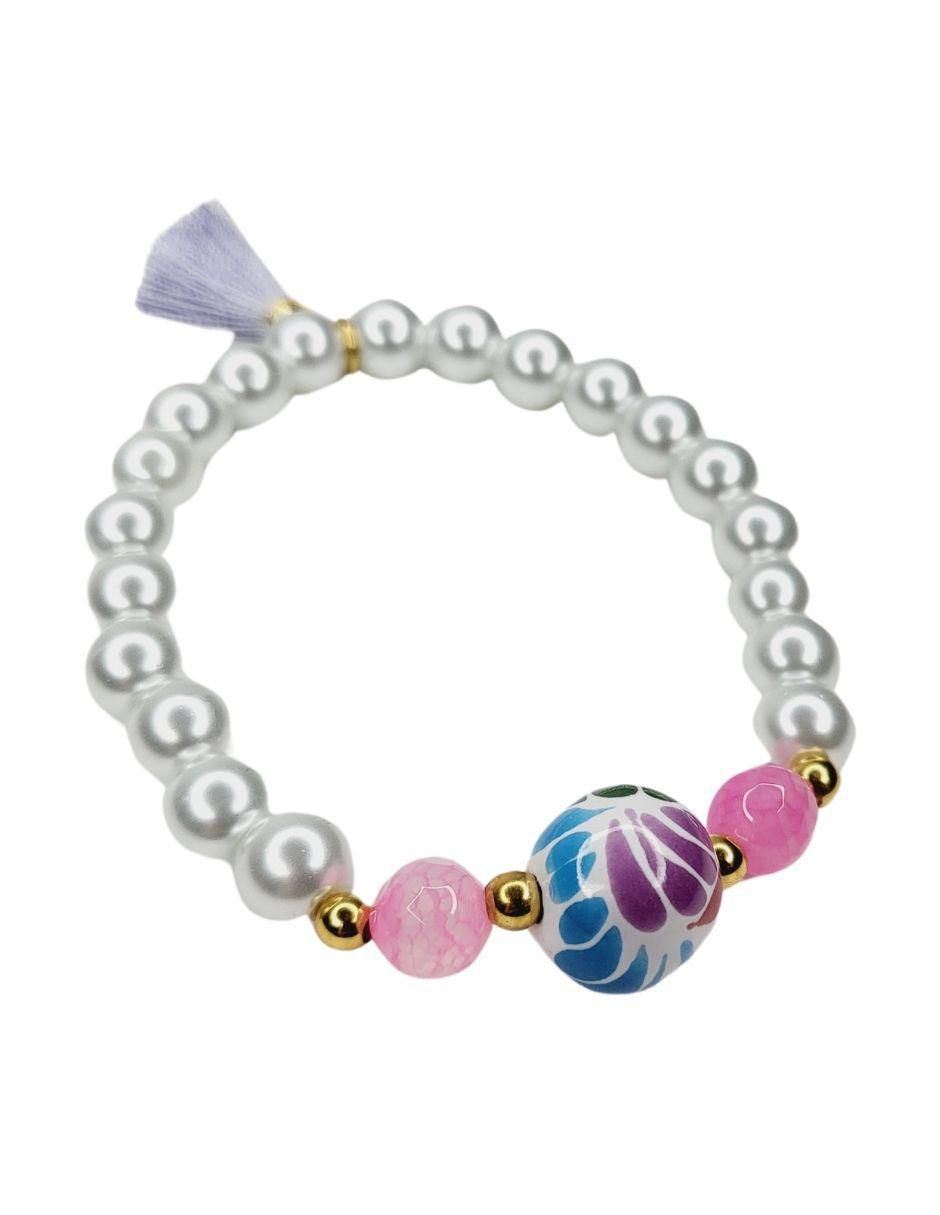 Pulsera Talavera acabado esmaltado 3