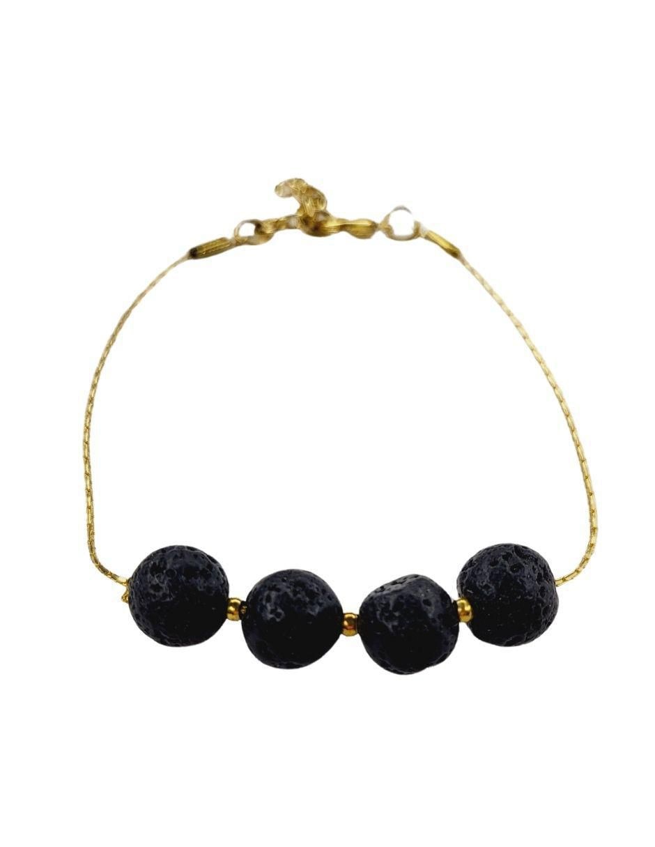 Pulsera acabado chapa de oro 2