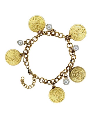 Pulsera acabado chapa de oro