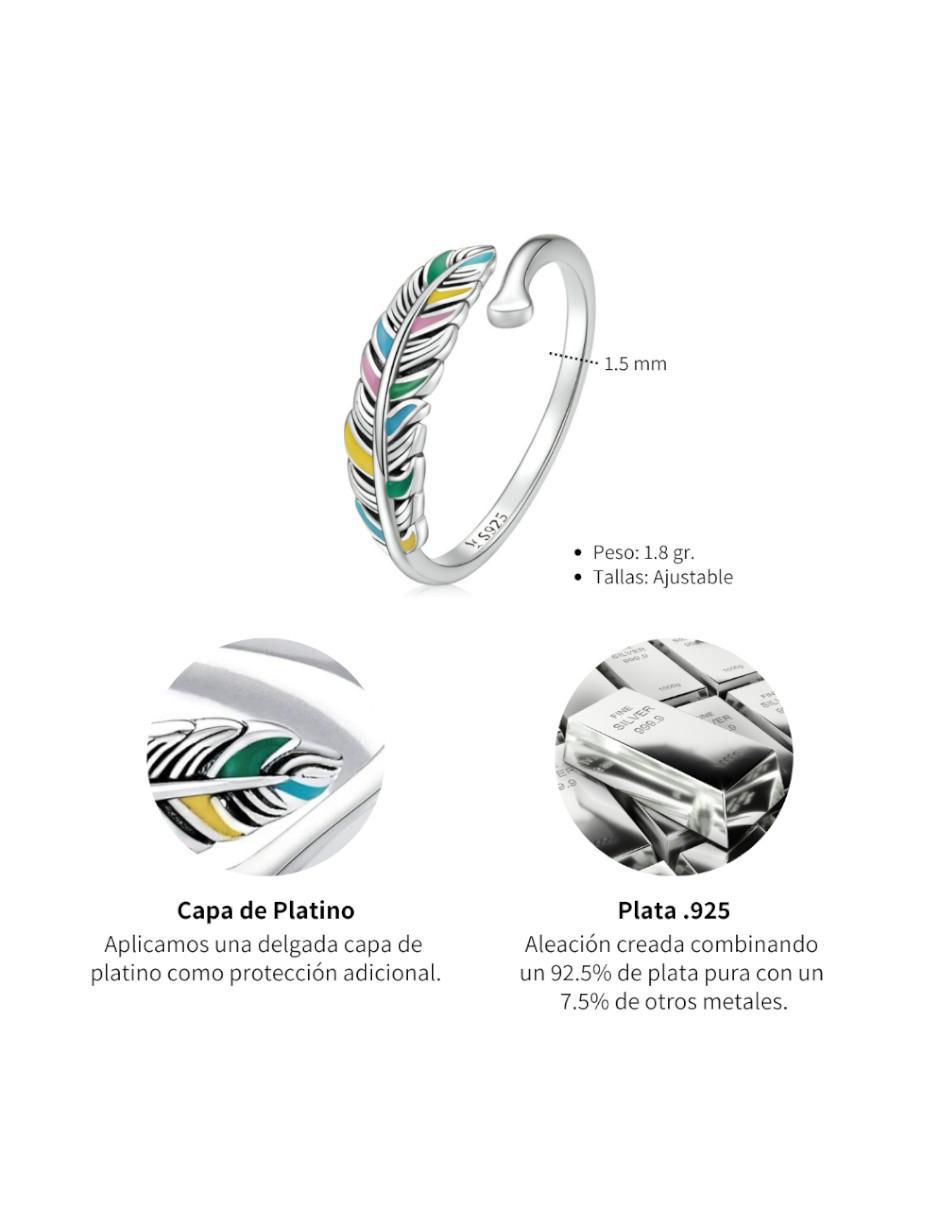 Anillo Nature P 925 de plata brillante