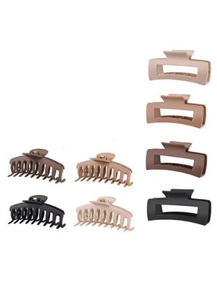 Set de pinzas para el cabello de plástico 1