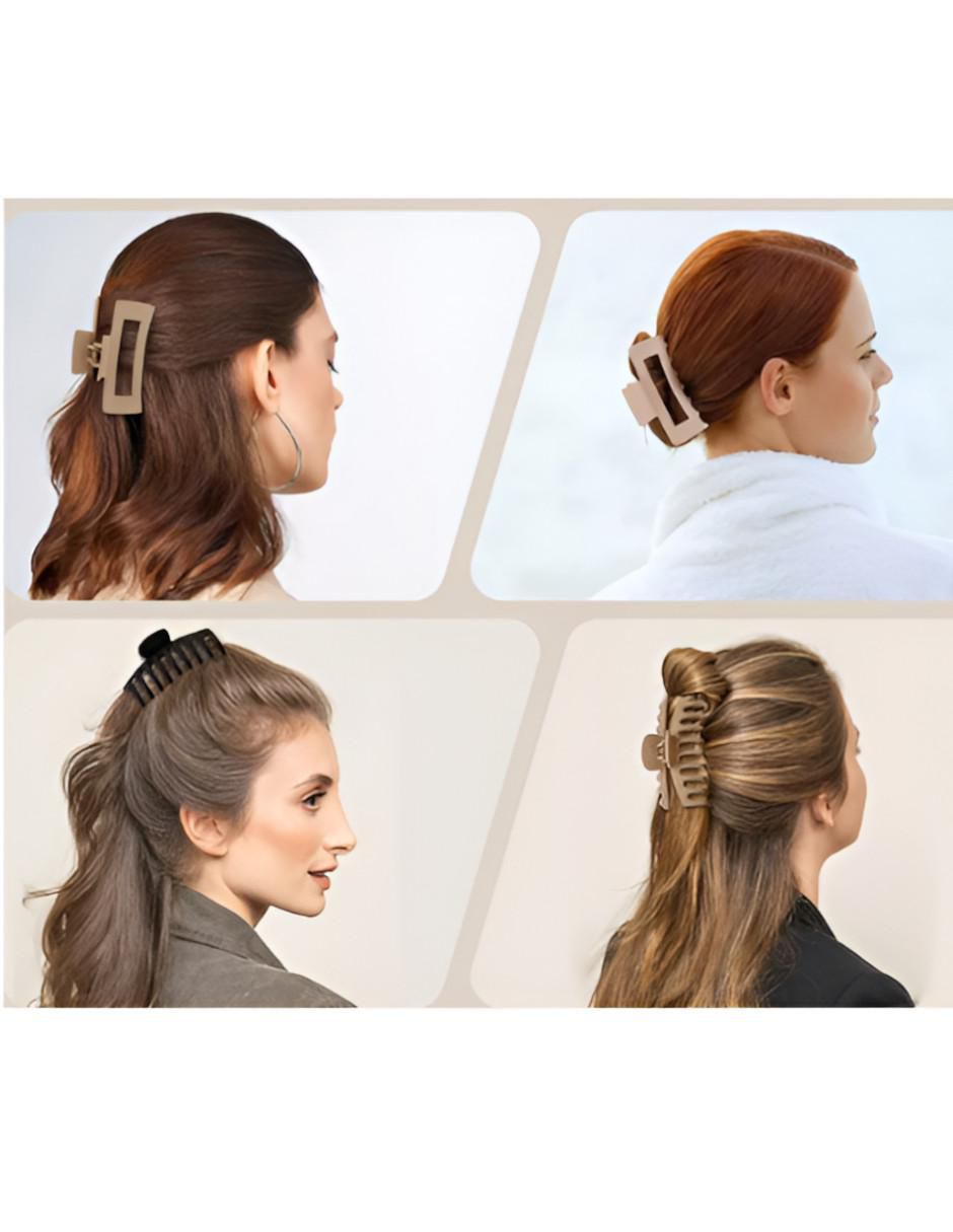 Set de pinzas para el cabello de plástico 2