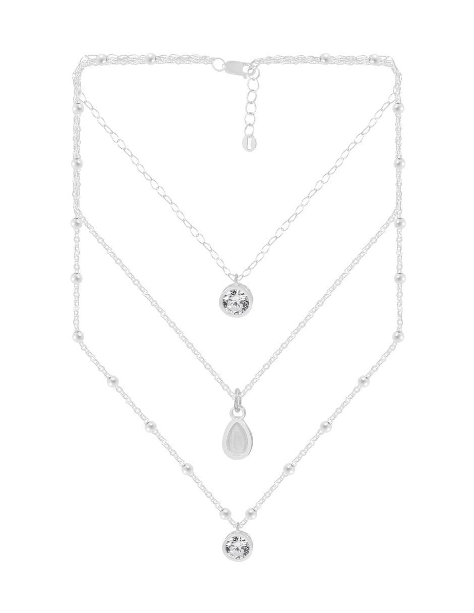 Collar de plata P 925 Collar de plata P 925