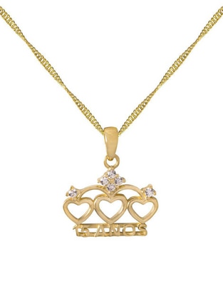 Collar de oro 10 K 1