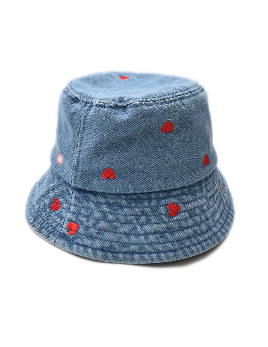Sombrero bucket estampado corazón 4