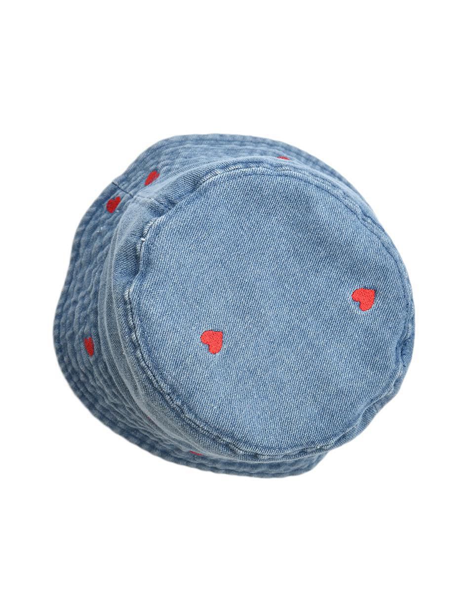 Sombrero bucket estampado corazón 3