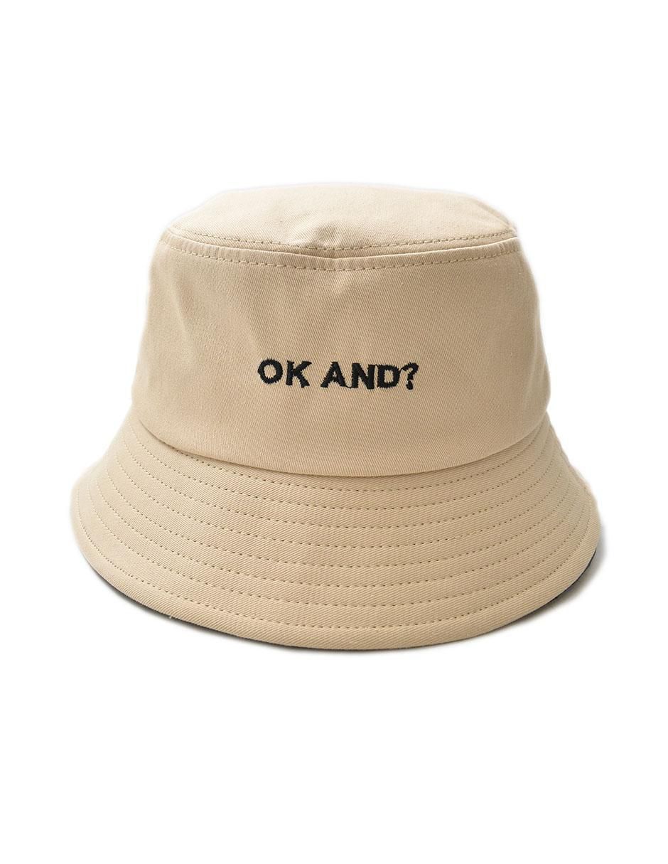 Sombrero bucket estampado letras Sombrero bucket estampado letras