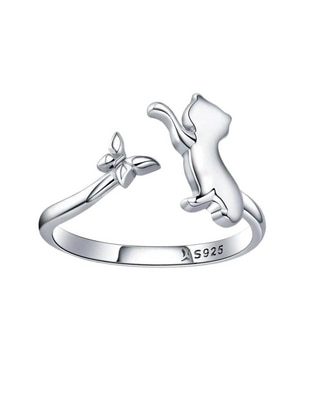 Anillo de gato Pets P 925 de plata pulido Anillo de gato Pets P 925 de plata pulido